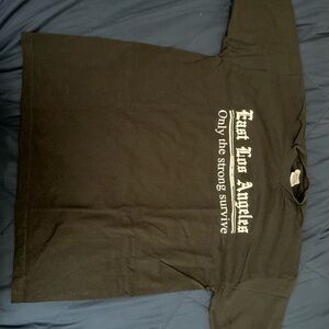Black 'East Los Angeles' Graphic Tee - Unbranded